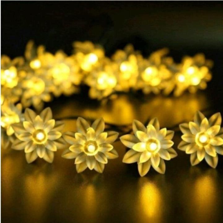 ریسه گل لوتوس-ریسه گل نوری ال ای دی- ریسه گل رقص نور  دار